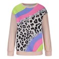 thumbnail image 4 of Puntoco moda mujer manga larga cuello sesgado Navidad impresión blusa otoño causal pulóver tops Puntoco Puntoco-4802, 4 of 6