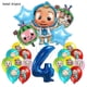 thumbnail image 2 of Cocomelon Decoración de fiesta de cumpleaños Globos de aluminio Vajilla desechable para niños Suministros para fiestas Taza Banner Telón de fondo Globo de látexxinmu, 2 of 3