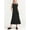 Black-1, variant on SIEANE Women's Summer Dress Casual Sleeveless Crew Neck Dress Tiered Maxi Beach Dress with Pockets