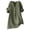Summer Tops for Women Army Green, variant on Womens Cotton Linen Summer Tops, Short Sleve Shirts for Women Casual Lightweight Long Length V Neck Dressy Blouses with Pockets Mothers Gifts