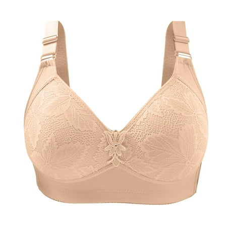 

Hwmodou Women Bra For Seniors Solid Color Fashion Casual Breathable Underwear Without Steel Ring Gathering Adjusting Underwear Yoga Gym Bras For Ladies