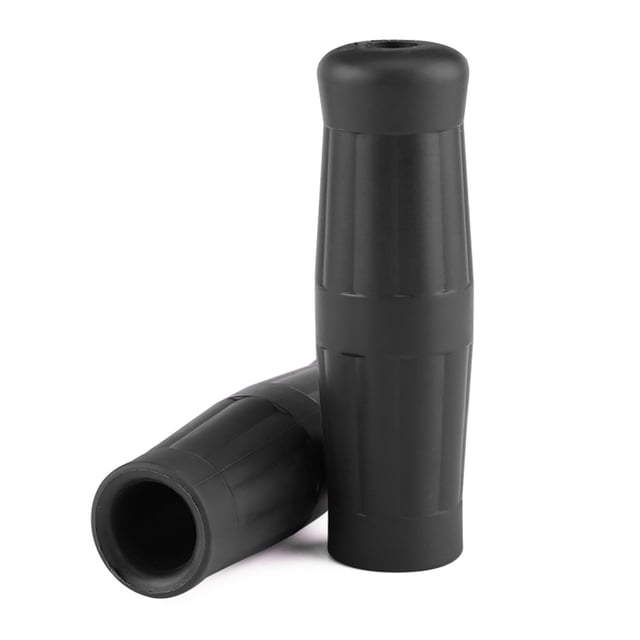Motorcycle Handlebars,1 Pair 1"-7/8" Universal Rubber Handlebar Grip Motorcycle Hand Grips Sturdy Construction