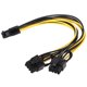 thumbnail image 5 of Power Cable, High Compatibility GPU Power Adapter Easy Installation Simple Operation Sturdy Durable For Computer Accessories, 5 of 8