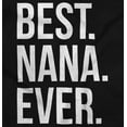 thumbnail image 2 of Best Nana Ever Grandmother Grandma Womens Plus Size Graphic Zipper Hoodie Brisco Brands 2X, 2 of 5