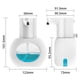 thumbnail image 2 of Desinfectante de manos en espuma de 15 oz/420 ml, dispensador de jabón eléctrico sin contacto con 4 niveles, ajustable, recargable con sensor para cocina y baño, 2 of 5