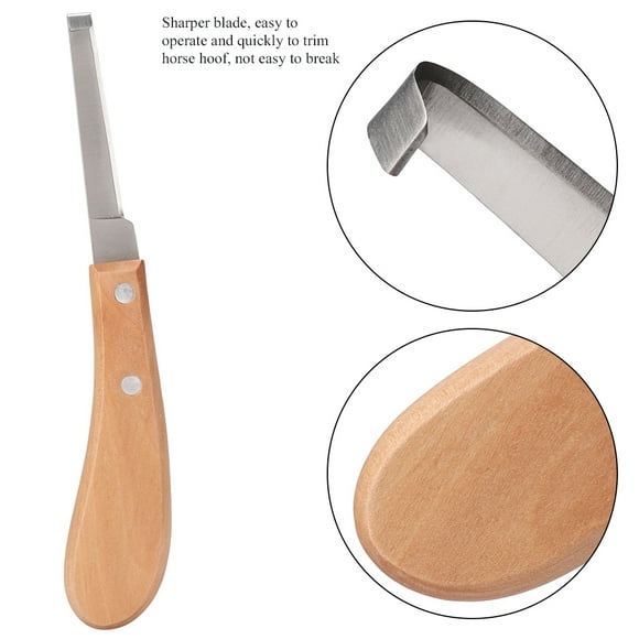 Cuchillo Pelador de Pezuñas ANGGREK Disco de Corte de Pezuñas Hoja Recta Acero Al Carbono