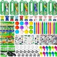 thumbnail image 1 of Set Party Favors de fútbol, 158 unidades, para fiesta de cumpleaños infantil, 1 of 9