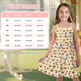 thumbnail image 6 of Uourmeti Capybara Summer Dresses for Girls 3-14 Cute Spaghetti Strap Swing Sundress Loose Cartoon Clothes Cute Kids A-Line Tiered Dresses for Party School, 6 of 6