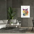 thumbnail image 6 of Epic Graffiti 'Colorful Watercolor Calico Cat 2' by Furbaby Affiliates, Canvas Wall Art, 40"x54", 6 of 8