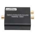 thumbnail image 3 of For Toslink To Analog  Audio Converter, Digital To Analog Audio Converter Gold Plated Socket Aluminum Alloy Plug And Play  For AV Amp, 3 of 8