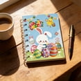 thumbnail image 4 of Penmahua Easter Mini Notebook A7 Spiral Bound Portable Journal Lined Paper 5.8X4.1 Inches Cartoon Design 50 Sheets Cute Notepad, 4 of 7