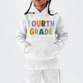 thumbnail image 5 of RMGVDSD Hoodies for Girls Back To School Hooded Sweatshirts Letter Print First Day Of School Hoodie Pullover Tops Loose Fit Trendy Clothes Cute Sweatshirt 3-4 Years, 5 of 5