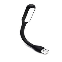 Flexible Mini USB LED Light Portable Night Light for Power Banks Laptops Keyboards Reading Devices Black