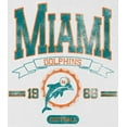 thumbnail image 2 of NFL Miami Dolphins Dolphin Bannière Blanc T-Shirt 2X-Grand, 2 of 4