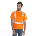 thumbnail image 3 of Cordova V410S Cor-Brite Type R, Class II, Orange Birdseye Mesh T-Shirt, Short Sleeves, Chest Pocket, 2-Inch Silver Reflective Tape, Small, 3 of 3