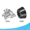 thumbnail image 4 of Uxcell 20mm W x 8mm H Rubber Bumper Feet, Stainless Steel Screws and Washer 16 Pack, 4 of 5