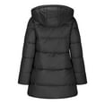 thumbnail image 3 of Christmas Clearance! ZVNAΖH Long Winter Jacket for Women Plus Size Puffer Jacket Fleece Lined Jackets Winter Padded Jacket Zip Up Quilted Jacket, 3 of 5