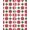 Red, Pattern 5, variant on ODIKA 2'x3' Machine Washable Non-Slip Area Rug, Folk Art Inspired Festive Starburst and Berry Cluster Arrangement High Traffic Rug, Pink, 644557