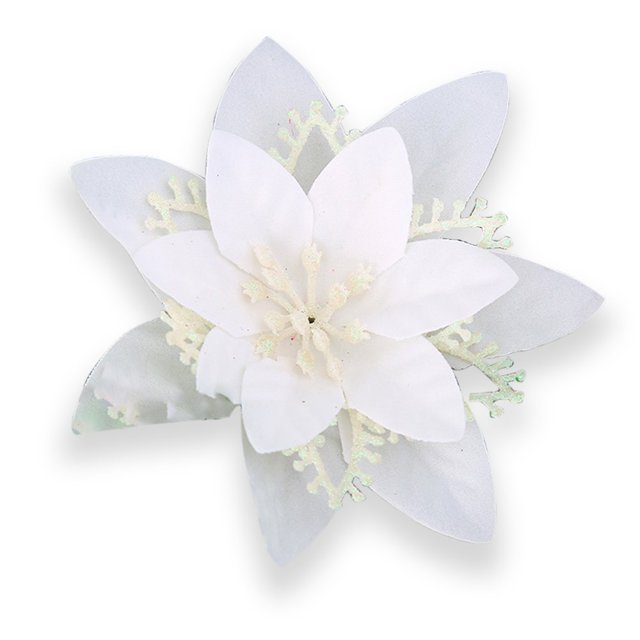 10PCS Artificial Flower Fake Christmas Flower Home Office PE Floral Decoration Tree Ornament