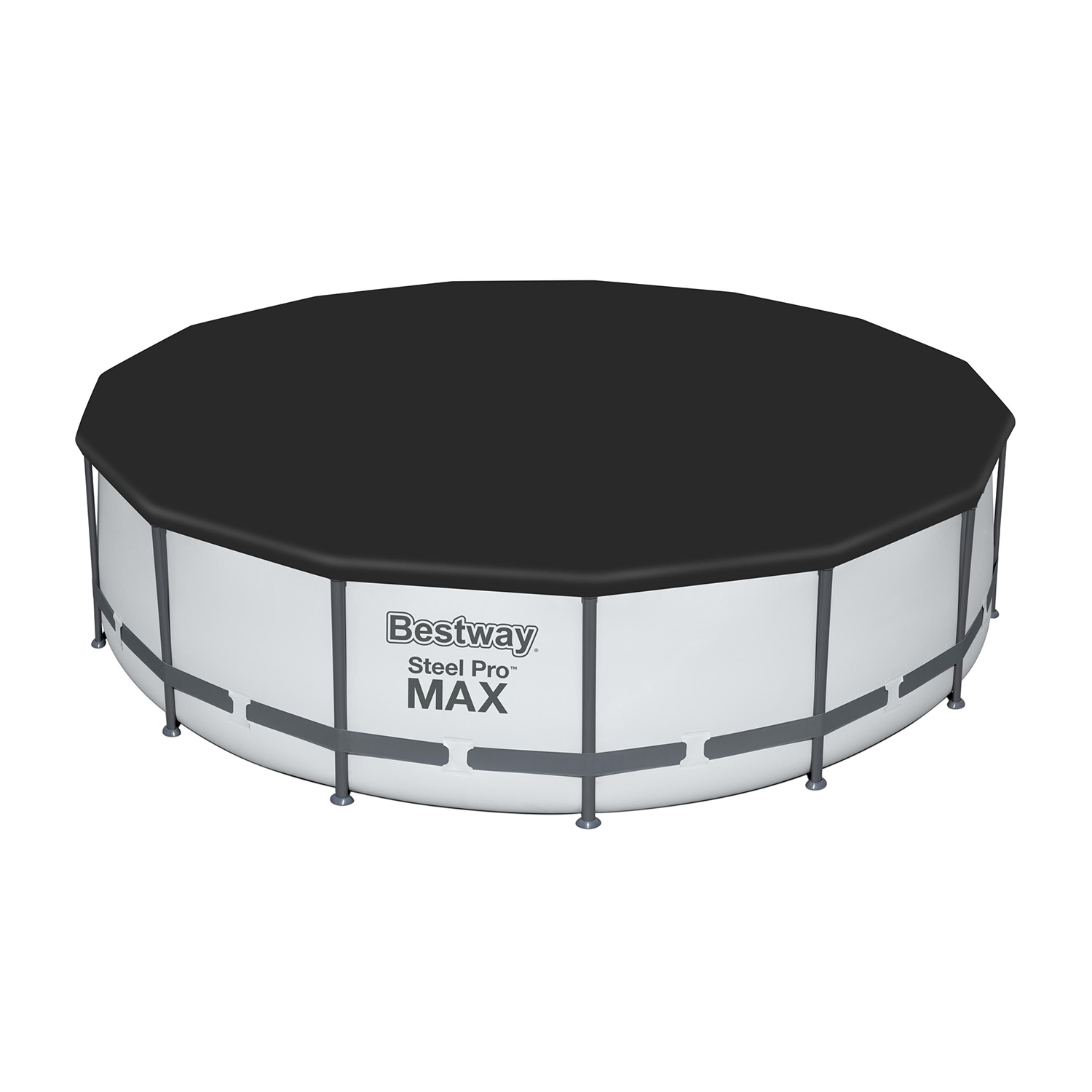 Bestway Steel Pro MAX 15' x 48" Round Above Ground Swimming Pool Set - image 4 of 11