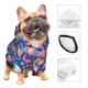 thumbnail image 3 of Fotbe mushroom Skull rainbow color Sudadera con Estampado para Perros Pequeños – Suéter con Capucha para Mascotas, Tela Suave de Forro Polar con Bolsillo-X-Small, 3 of 7