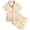 1-61Beige174, variant on MEZZALL Girls Sleepwear Set Soft Satin Pajamas Sets With Ocean Bow Print Short Sleeve Lapel Button Down Tops & Shorts For Toddler Kids Daily Casual Night Leisure Nightwear