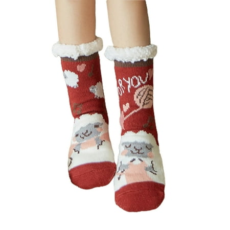 

Younar Women Warm Home Socks Autumn Winter Indoor Floor Thick Cozy Socks