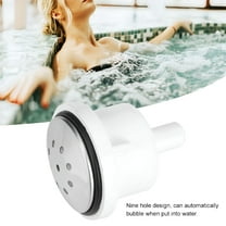 HIBIBUD Bathtub Air Jet 9 Hole Spa Massage Pool Air Bubble Nozzle Bathroom Accessories