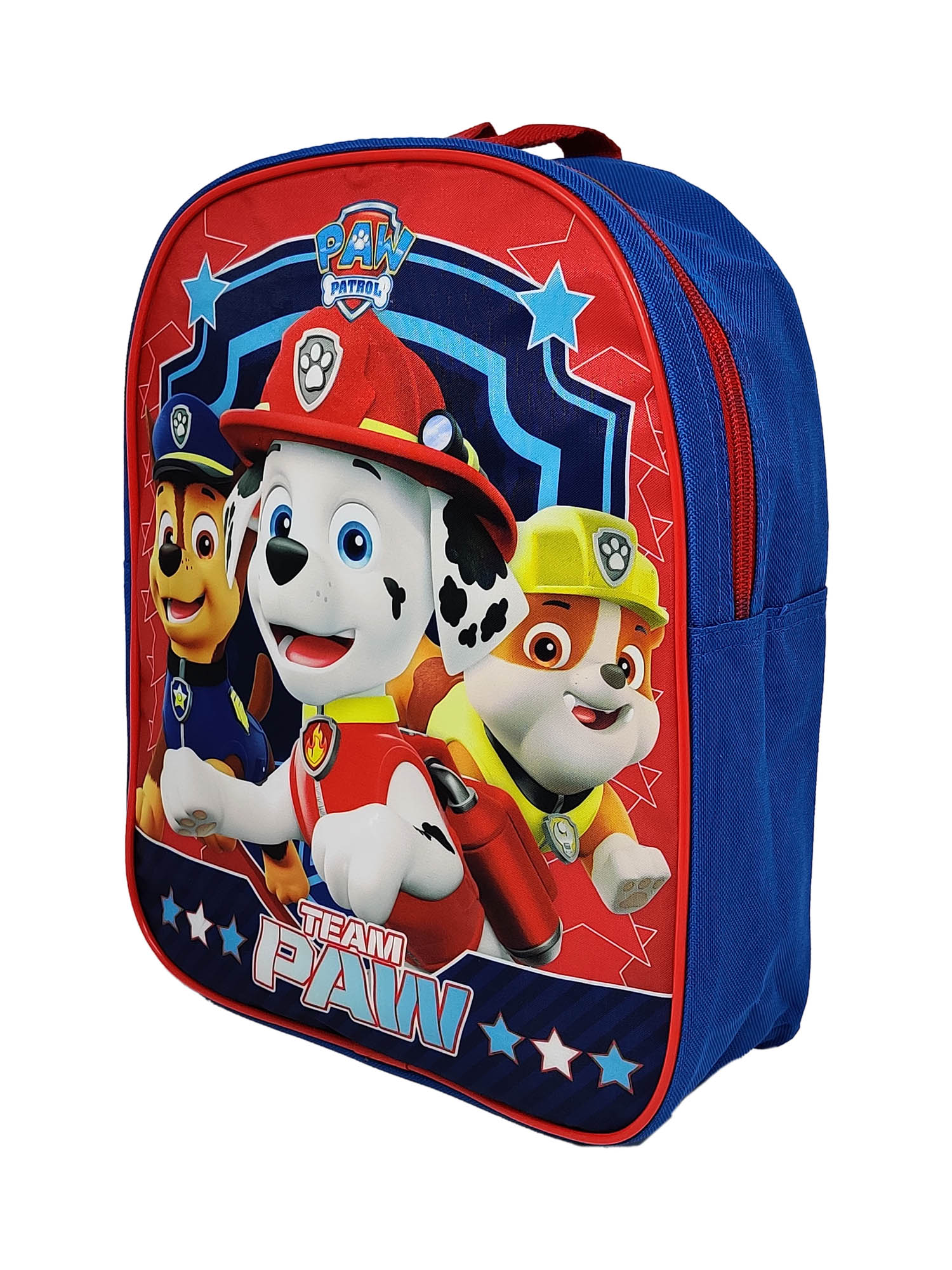 Paw Patrol Backpack 12" Mini Toddler Marshall Chase Rubble Boys Blue Red - image 2 of 3