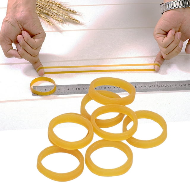 Strong Elastic Rubber Bands, Anti Aging Resilient 60mm Circumference 550PCS Rubber Band for Factory