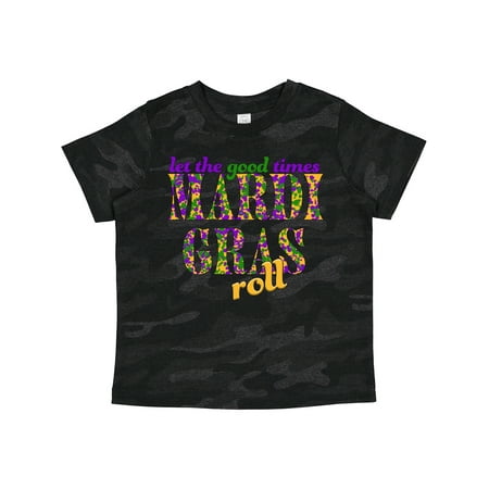 

Inktastic Mardi Gras- Let the Good Times Roll Gift Toddler Boy or Toddler Girl T-Shirt