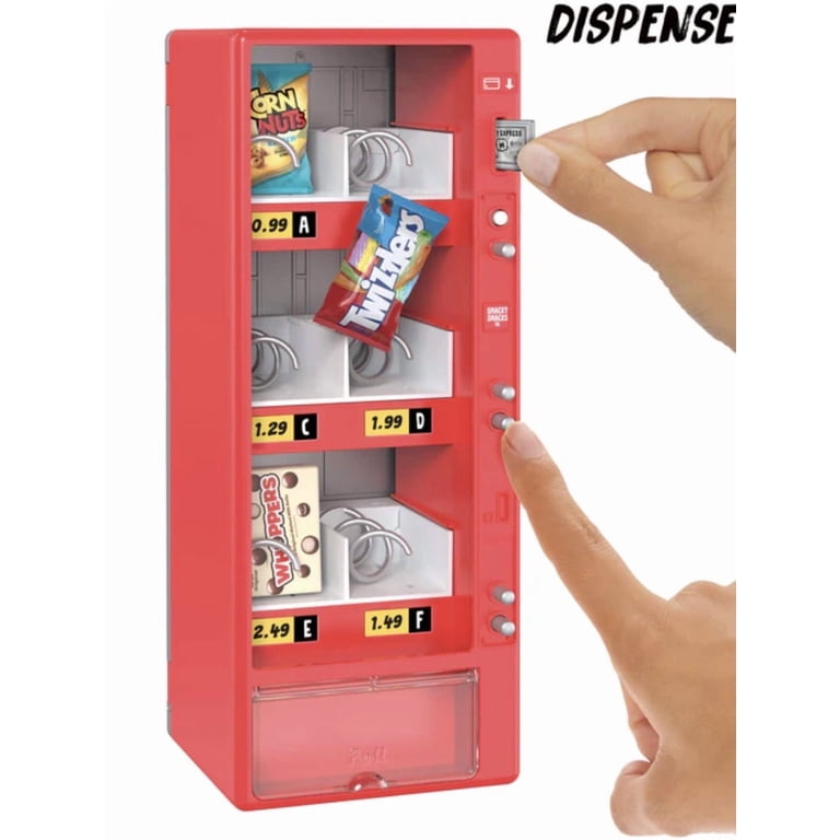 MGA's ミニバース　リアルブランズ　自販機 MGA Mini Verse Vending Machine Real Brands Red - Walmart.com