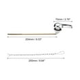 thumbnail image 2 of Uxcell 1 Set Toilet Handle Universal Front Mount Toilet Flush Trip Lever with Chain ABS Brass, 2 of 6