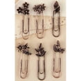 thumbnail image 2 of Prima Marketing Decorative Paper Clips .75" 6/Pkg-Floral, Pk 3, Prima Marketing, 2 of 2