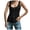 Black, variant on Womens Fashion Tank Tops Square-Neck Camisole Summer Sleeveless Vest Breastplate Knitted Fabric Solid Color Tops Pullover Wine