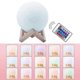 thumbnail image 3 of 3d Moon Night Light Romantic 16 Colors Led Bedside Touch Lamp Usb With Remote, 3 of 5