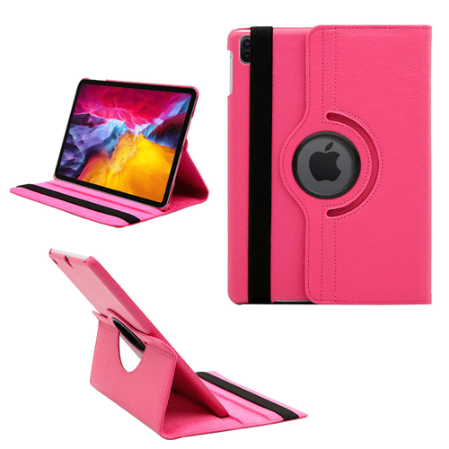 KeeGuard Hot Pink 360° Degree Smart Rotating for Apple iPad 5th Gen 2018 9.7 " Case Cover