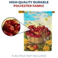 thumbnail image 4 of America Forever Apple Basket House Flag, 28 x 40 inches Double Sided, Harvest Autumn Decoration, Dragonflies, Fall Autumn Seasonal Decorative Outdoor Flag for Yard, Lawn, and House, 4 of 5