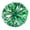 Green, variant on Pack of 2 Cheerleading Pom Poms 12.6 inch Foil Plastic Metallic Cheerleader Pom Poms for Cheer Sport Team Spirit Cheering, Sports Games Props and Colored Room Decor .