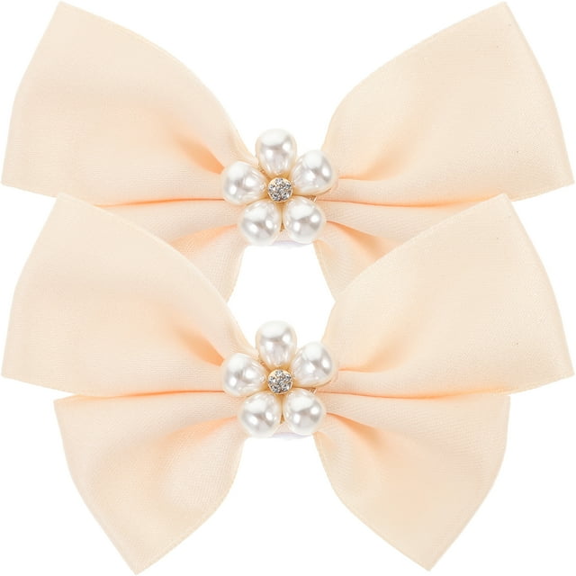 Miangastore 2 Pcs Pinces à Chaussures Nœud Boucles de Chaussures Nœud de Mariée Breloques de Chaussures Amovibles