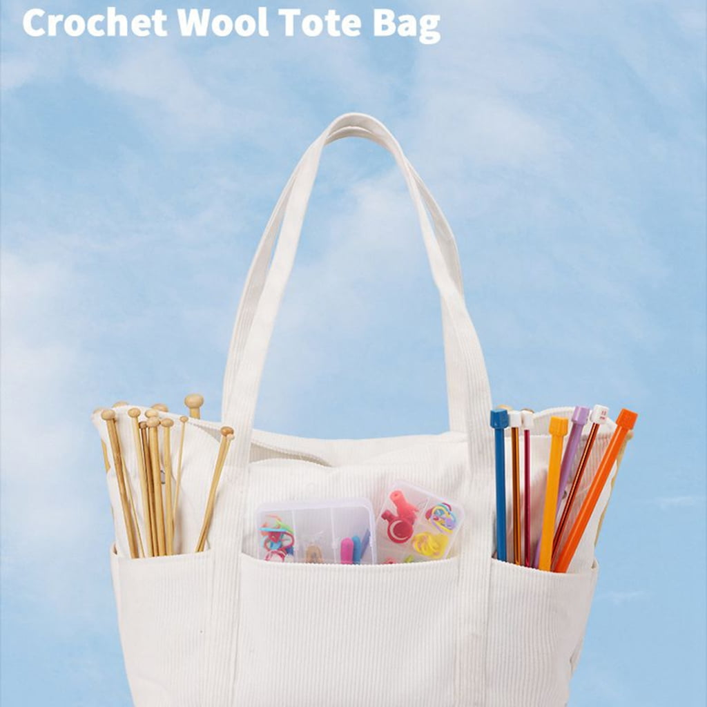 Yarn Bag Craft Project Bag Knitting Project Bag for Crochet Pattern Yarn Hook
