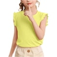 thumbnail image 2 of Antinious Toddler Girls Solid Round Neck Sleeveless Summer Casual Tank Top, 2 of 4