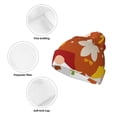 thumbnail image 3 of Pofeuu Happy Thanksgiving Three Gnomes Print Beanie Hat for Men Women Knit Winter Hat Warm Cuffed Skull Beanie Slouchy Soft Unisex, 3 of 6