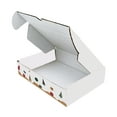 thumbnail image 3 of Ucanpack 6x4x2"Christmas Mailer Box 50 Pcs, Made In USA, 3mm X-Mas Printed Cute Boxes For Small Business, White Corrugated Gift Boxes, Bulk Fold Top Boxes, 3 of 7