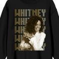 thumbnail image 2 of Whitney Houston Adult Black Crew Neck Sweatshirt-Small, 2 of 3
