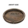 Sziqiqi Rustic Wooden Decor Tray Farmhouse Style Dining Room Tabletop