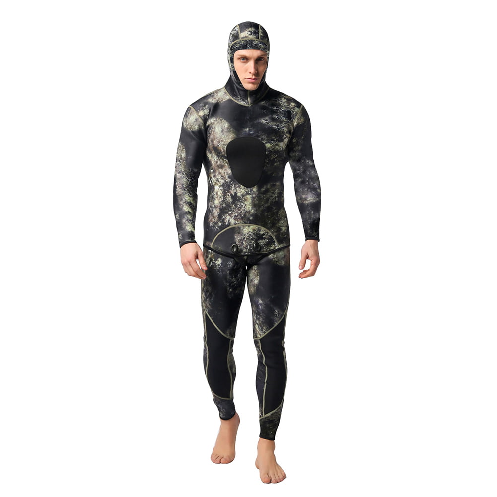 Details about   Neoprene Men 3MM Winter Wetsuit Camouflage Spearfishing Diving Snorkeling Suit 