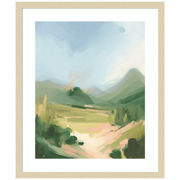 Amanti Art Whispers in the Wind I Wood Framed Wall Art Print