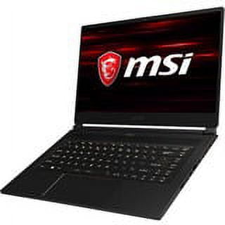 MSI GS65 Stealth Thin 15.6" Gaming Laptop - Intel i7-9750H - 32GB - 512GB SSD - NVIDIA GeForce RTX2060 - Windows 10 - Matte Black with Gold Diamond cut