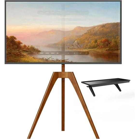 PUTORSEN Premium Wood Easel TV Stand
